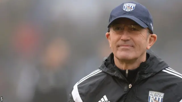 West Brom manager Tony Pulis