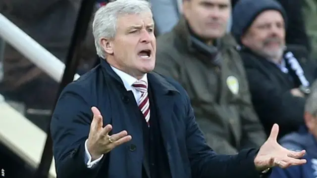 Stoke manager Mark Hughes