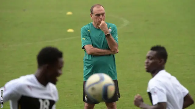 Ghana coach Avram Grant