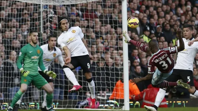 Enner Valencia shoots for West Ham