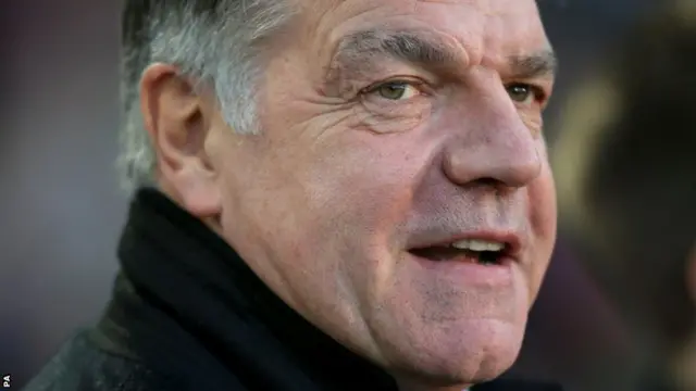 West Ham manager Sam Allardyce