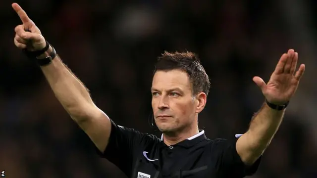 Referee Mark Clattenburg