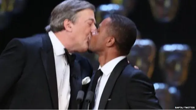 Stephen Fry and Cuba Gooding Jr