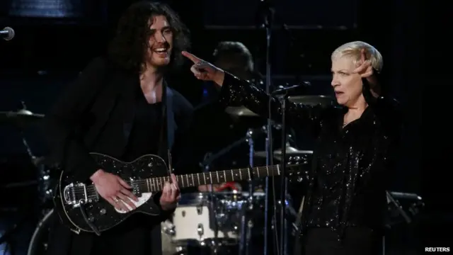 Annie Lennox and Hozier