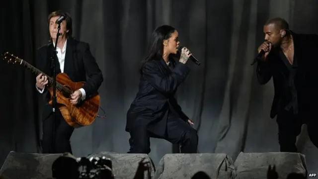 Rihanna, Paul McCartney, Kanye West