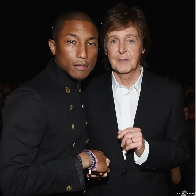 Pharrell Williams and Paul McCartney