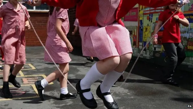 Young kids in play ground