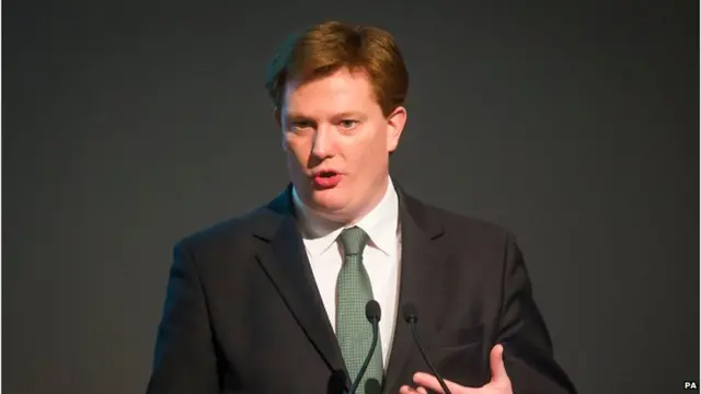 Chief Secretary to the Treasury Danny Alexander