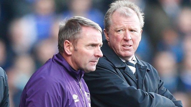 Paul Simpson (left) and Steve McClaren