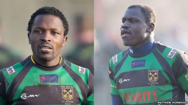 Benon Kizza and Philip Pariyo played for the Uganda Sevens team