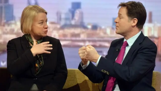 Natalie Bennett and Nick Clegg