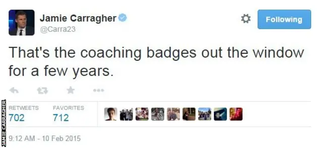 Jamie Carragher Twitter