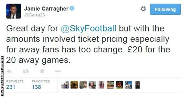 Jamie Carragher Twitter