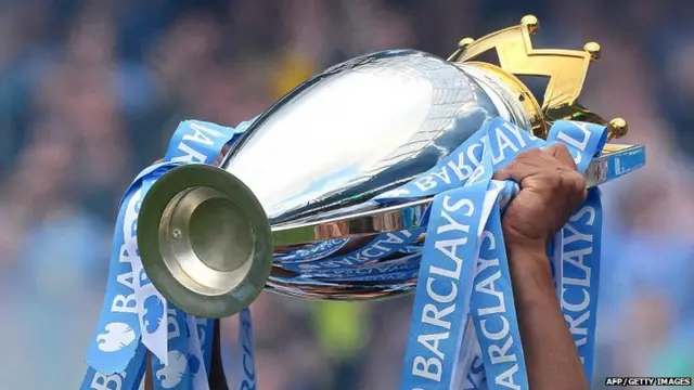 Premier League trophy