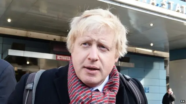 Boris Johnson arriving in New York City