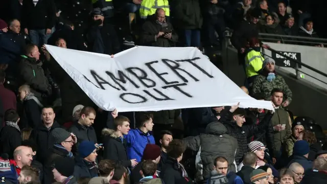 Aston Villa fans at Hull