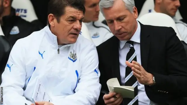 John Carver and Alan Pardew