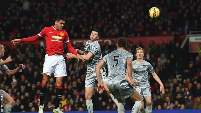 Chris Smalling scores his second