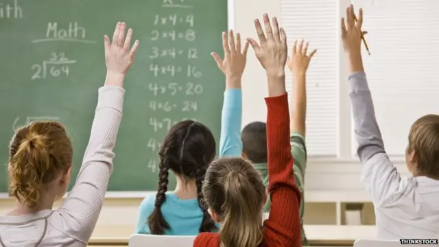 Children in classroom