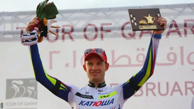 Alexander Kristoff wins the fifth stage of the Tour of Qatar