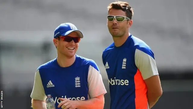 James Anderson and Eoin Morgan