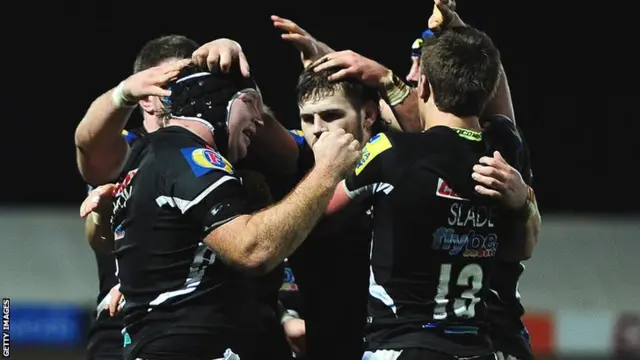 Exeter Chiefs celebrate