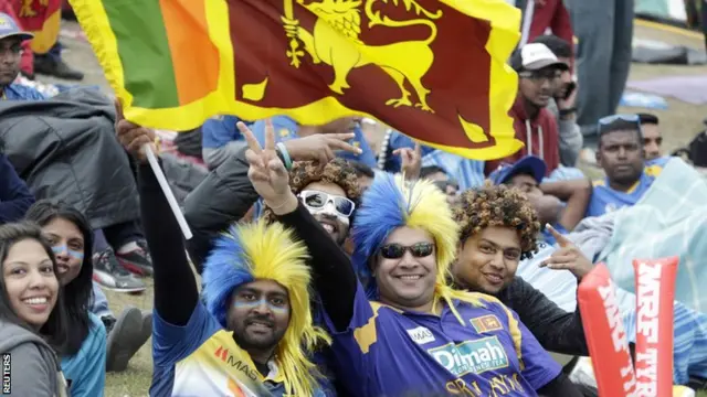 Sri Lanka fans in Christchurch