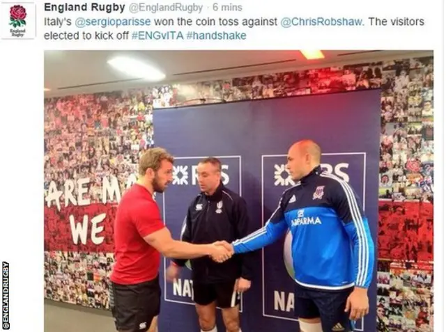 Chris Robshaw and Sergio Parisse