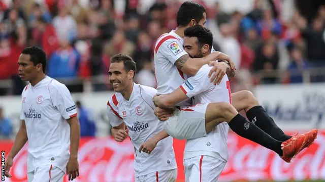 Sevilla celebrate