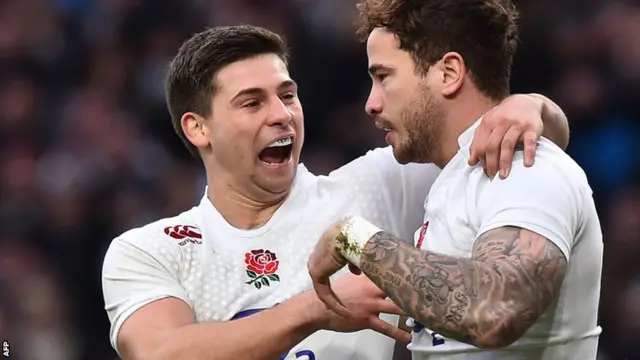 Danny Cipriani celebrates