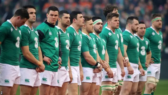 Ireland line up