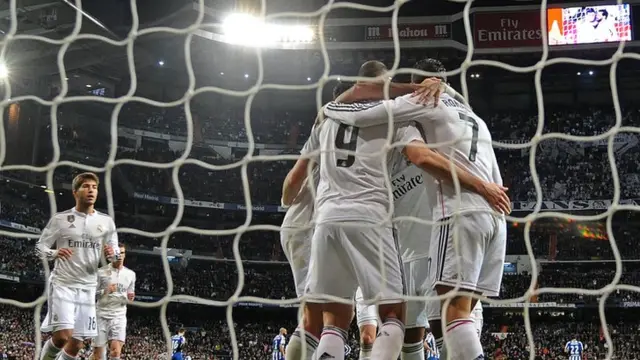 Real Madrid celebrate