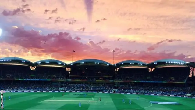 Sunset at the Adelaide Oval