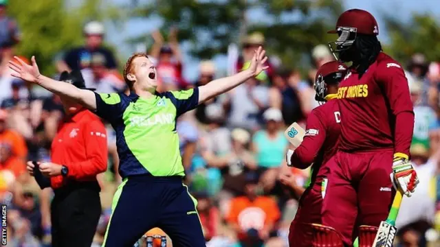 Kevin O'Brien celebrates