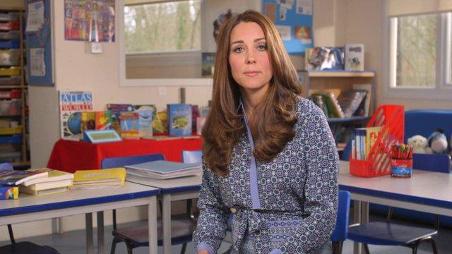 Kate highlights kids 'mental health