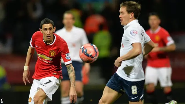 PNE's Neil Kilkenny and Angel di Maria