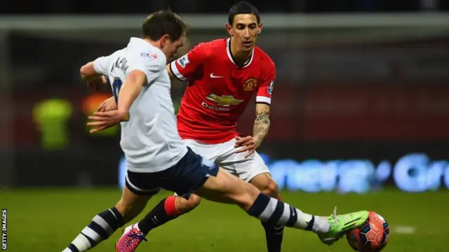 Manchester United striker Angel di Maria