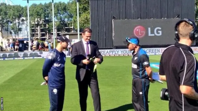 The toss between New Zealand and Scotland