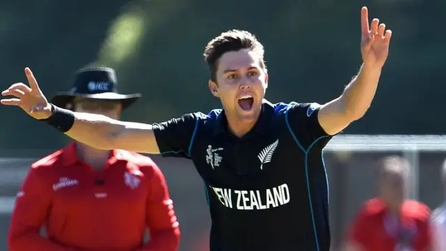 Trent Boult celebrates