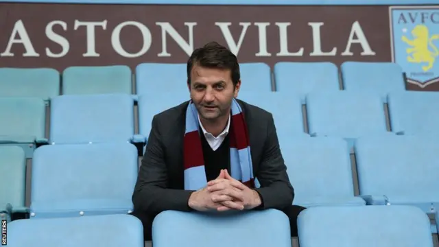 Aston Villa manager Tim Sherwood