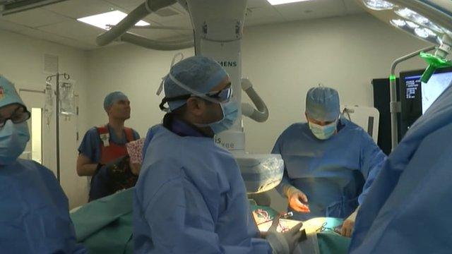 Aortic aneurysm operation at The Conquest Hospital