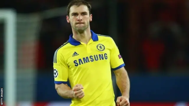 Branislav Ivanovic celebrates