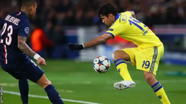 Diego Costa on the ball