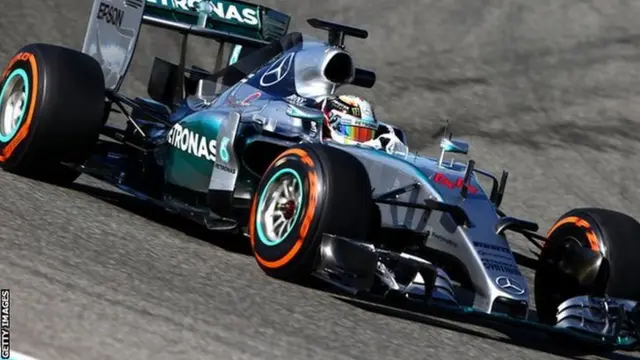 The 2015 Mercedes F1 car