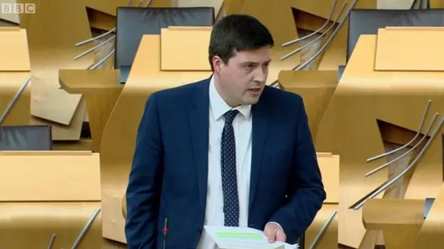 Health Improvement Minister Jamie Hepburn