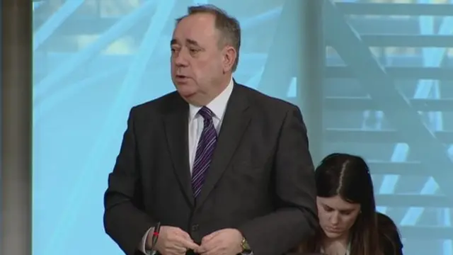 SNP MSP Alex Salmond