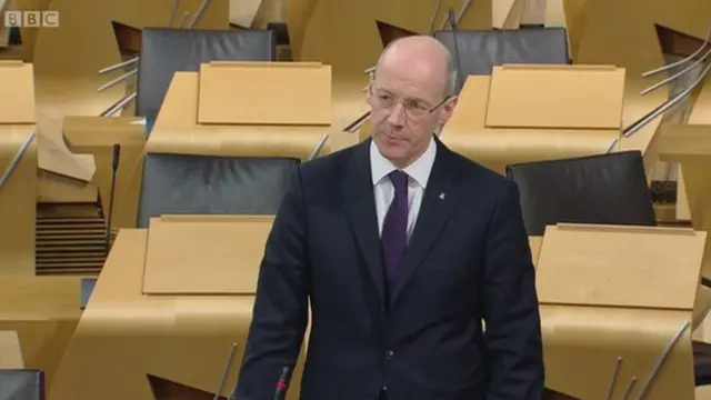 Deputy First Minister John Swinney