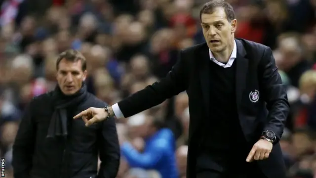 Brendan Rodgers and Slaven Bilic