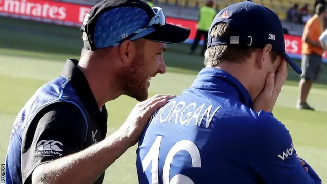 Brendon McCullum and Eoin Morgan