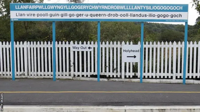 Wales train station